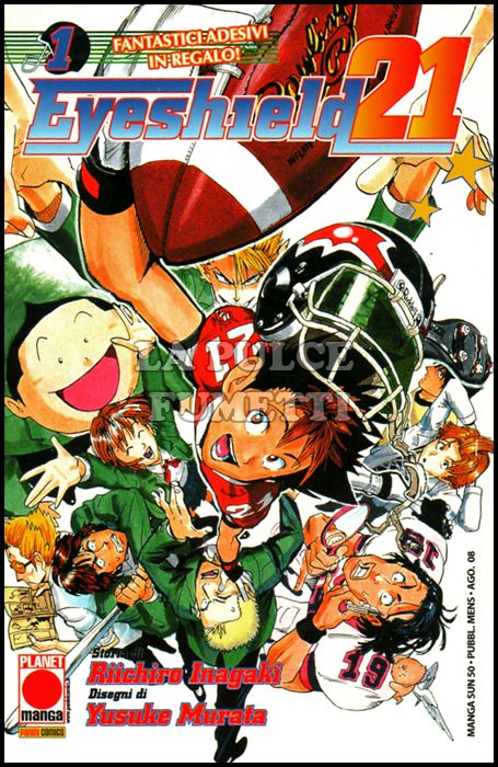 EYESHIELD 21  1/37  N1 CON ADESIVI COMPLETA